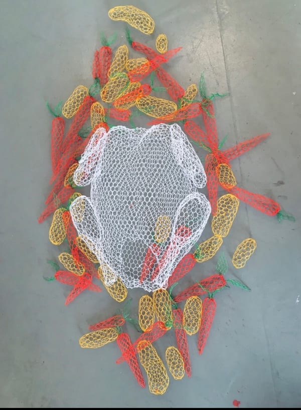 Benedetta Mori Ubaldini, Roast Turkey Dinner Sculpture, 2023