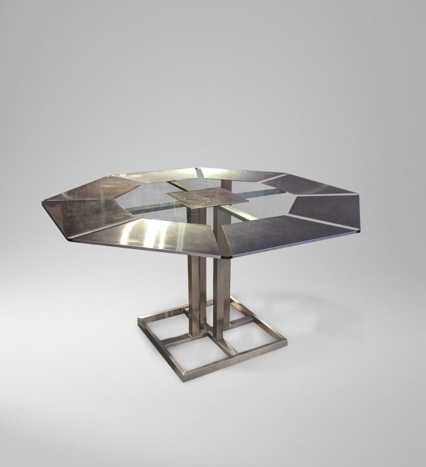 Nadine Charteret, Octagonal Dining Table, early 1970's