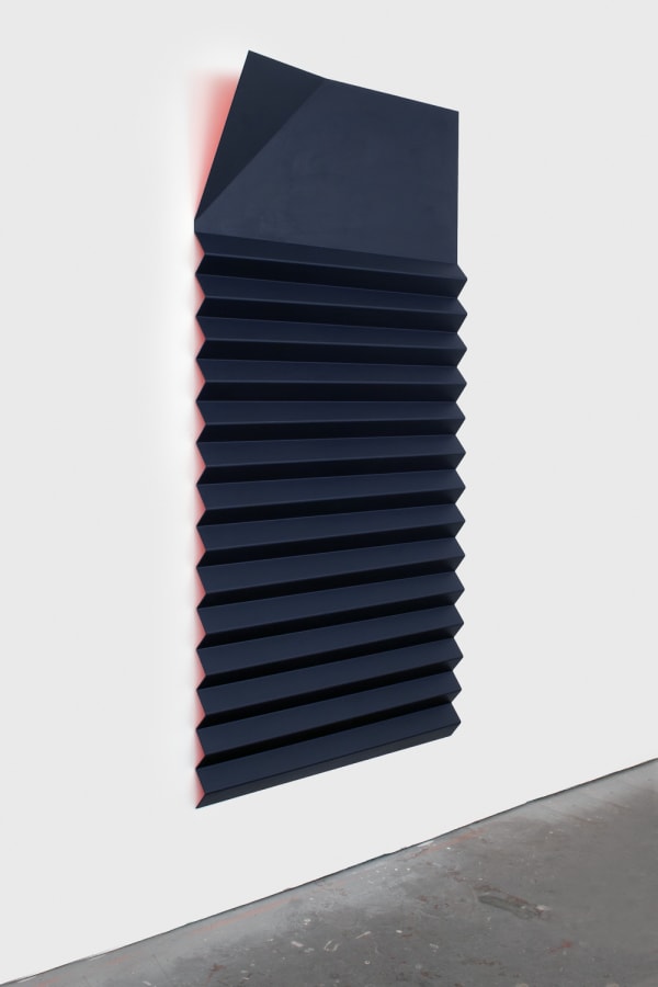 Red and Blue Bed Shade, 2012