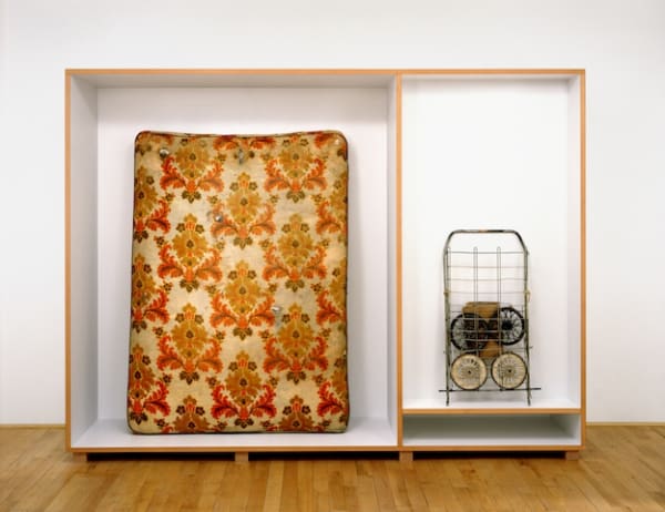 Untitled (mattress shopping cart), 1990