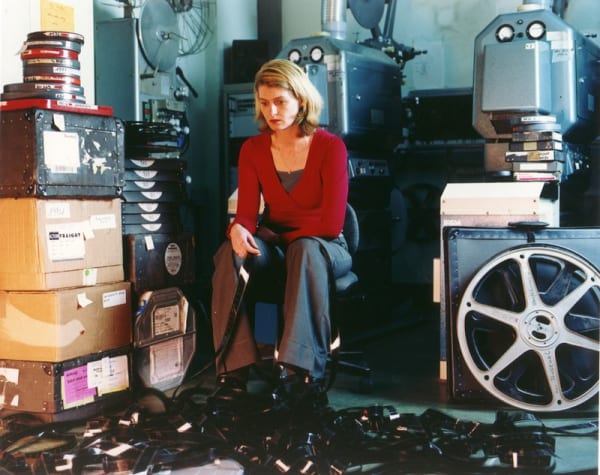 Arsenal, woman with tangled film, 2000