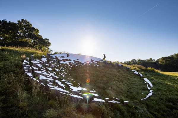 Sarah Sze, PERMANENT INSTALLATION: Fallen Sky, Storm King Art Center, NY, 2021