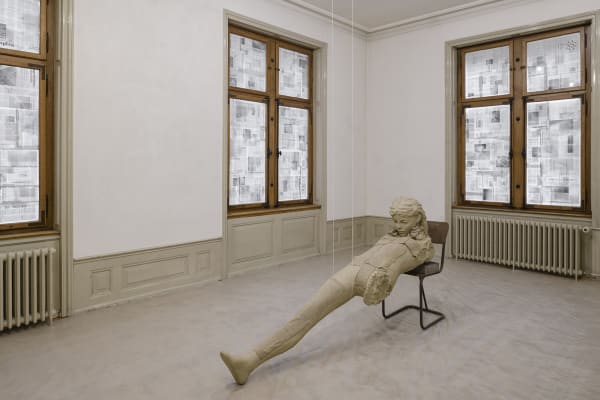 Clay Figure with Thin White Rope, 2013-2018
