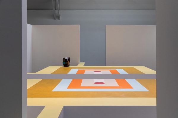 Installation view of with what eyes?, curated by Diego Villalobos, CCA Wattis Institute, San Francisco, 2023-3024