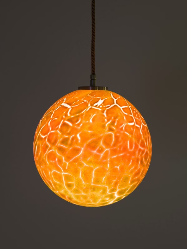 Slavs and Tatars lamp turned on