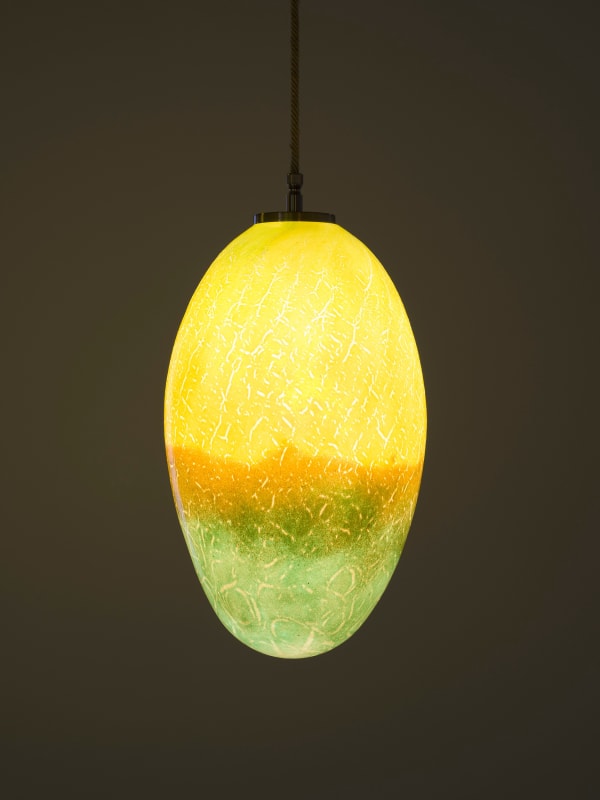 Slavs and Tatars lamp turned on