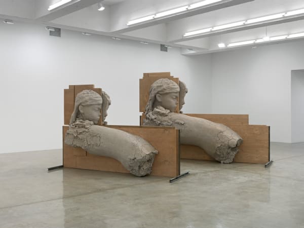 Room with Unfired Clay Figures, 2011-2015