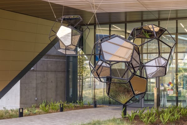 Tomás Saraceno, PERMANENT INSTALLATION: Spatial Echoes of Breath, California Air Resources Board, Riverside, CA , 2019-2020