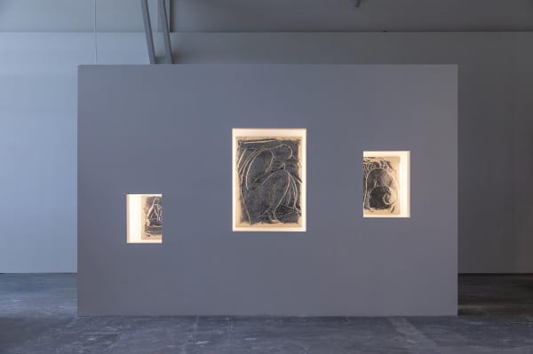 Installation view of with what eyes?, curated by Diego Villalobos, CCA Wattis Institute, San Francisco, 2023 – 2024