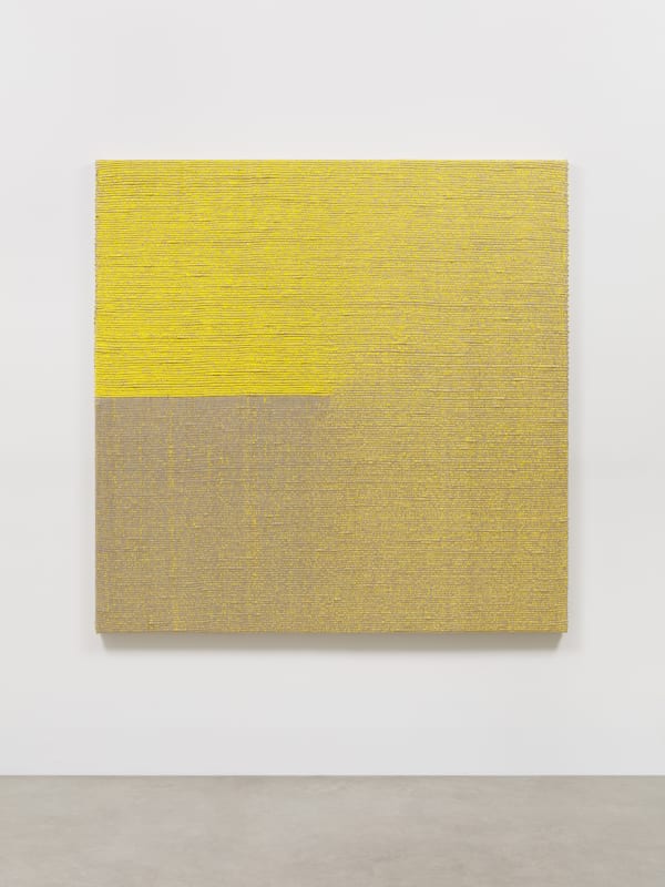 Woven Angle Gradient as Weft, Cadmium Yellow Medium, 2021