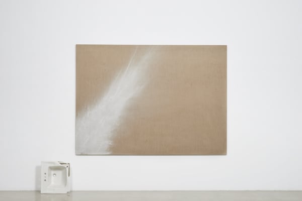 Marking (from Porcelain Bathroom Sink), 2014