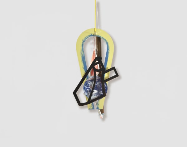 Thomas Scheibitz hanging sculpture