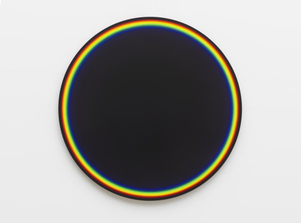 Colour experiment no. 97 (Black with rainbow, 2019), 2020