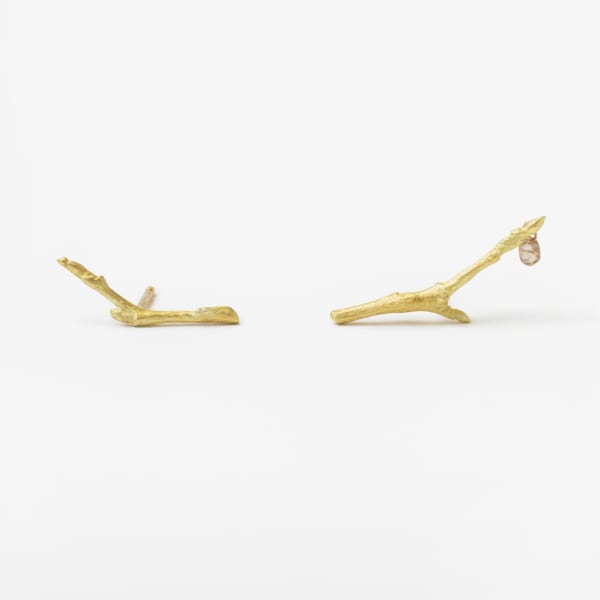 Gabriella Kiss, Branch studs with diamond drop