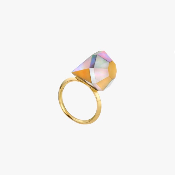 Melanie Georgacopoulos, MOP diamond ring