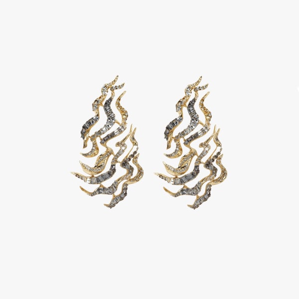 Bibi Van Der Velden, Diamond haze earrings