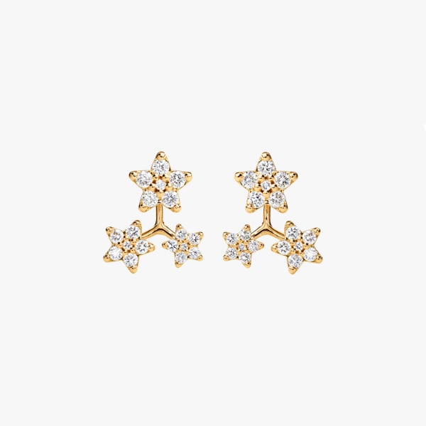 Ole Lynggaard Copenhagen, Triple shooting star earrings