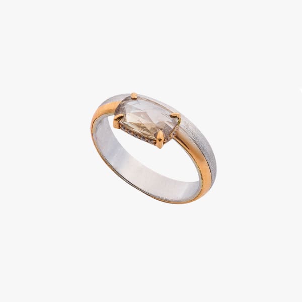 Adam Foster, Cushion cut diamond ring