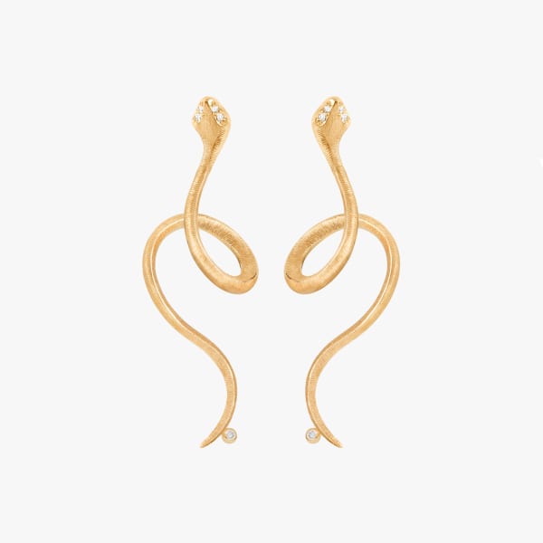 Ole Lynggaard Copenhagen, Snake earrings