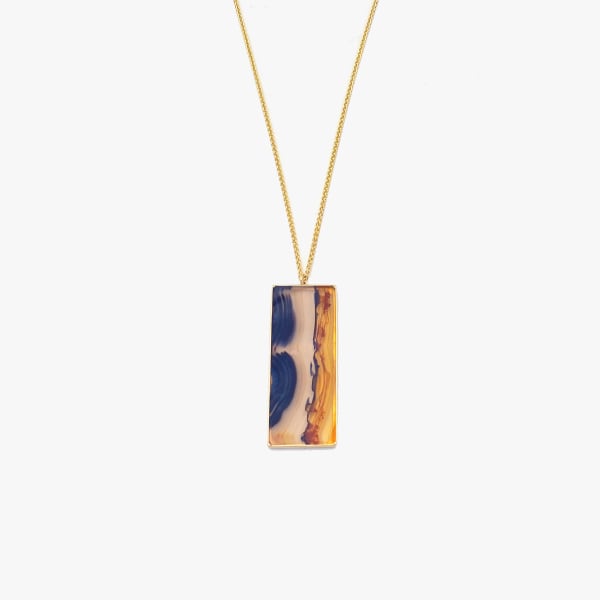 Gabriella Kiss, Brushstroke agate necklace