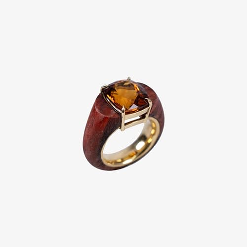 Silvia Furmanovich, Citrine wood ring