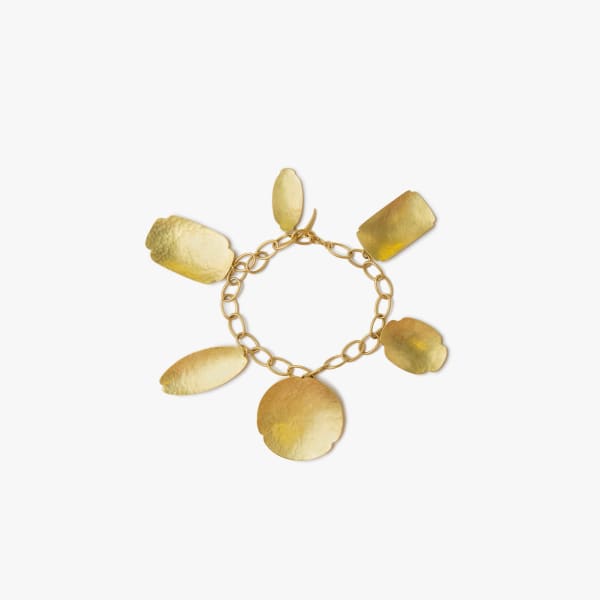 Gabriella Kiss, Scallop bracelet on oval link chain