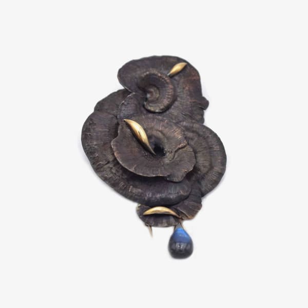 Gabriella Kiss, Mushroom cluster brooch