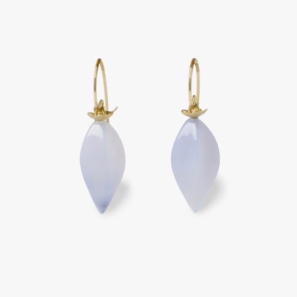 Gabriella Kiss, Blue chalcedony earrings