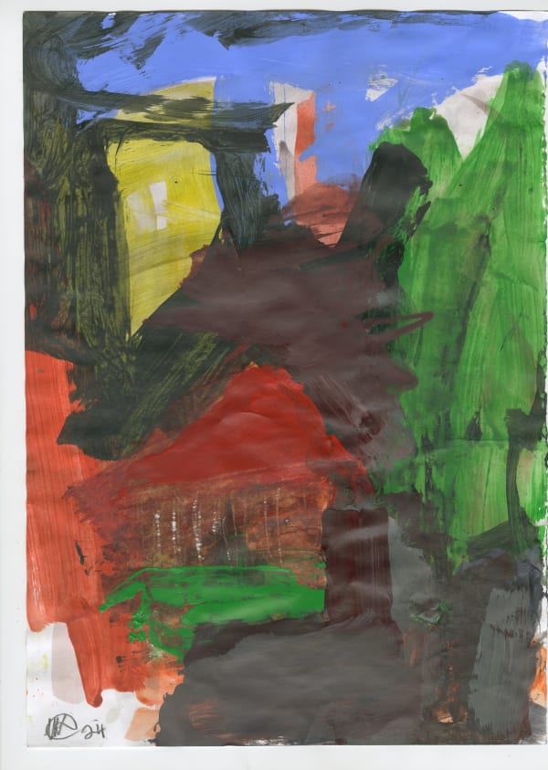 Michael Kane, Park with Bandstand, 2024