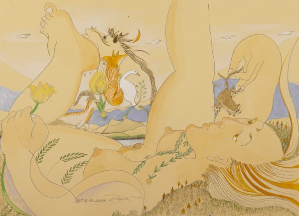 Pauline Bewick, Birthing Woman, 2014