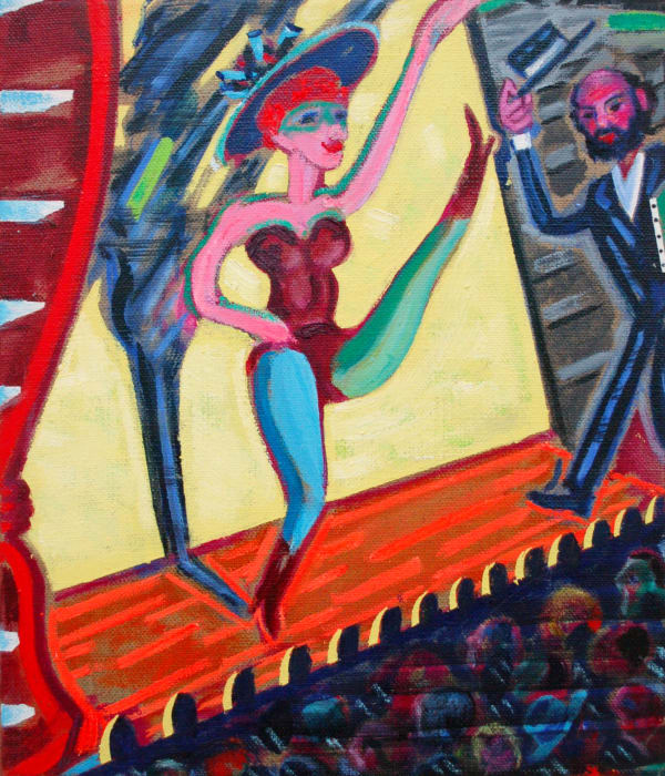 Michael Cullen, Cézanne with Cancan Dancer, 2017-18