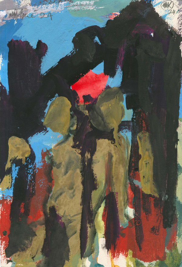 Michael Kane, Two Men and a Mill, 2024