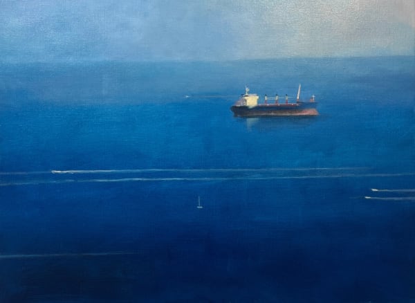 Garrett Cormican, Trading Places, early evening waiting to dock