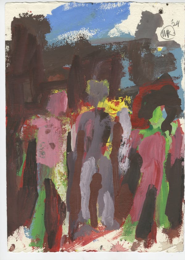 Michael Kane, Three Figures, 2024