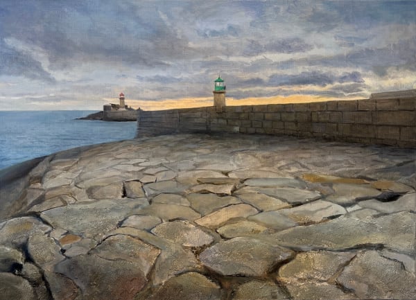 Garrett Cormican, The West Pier Dun Laoghaire,10am February, 2022