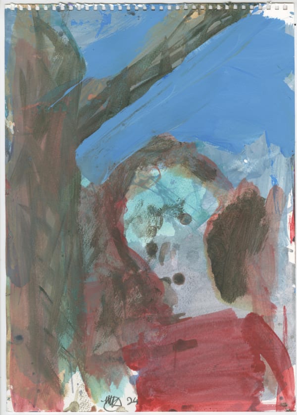 Michael Kane, Singer with a Crane, 2024