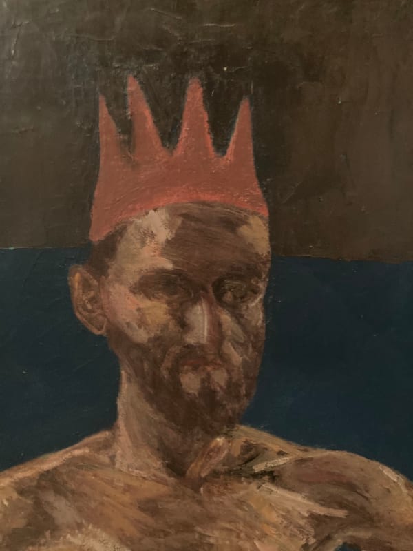 Brian Bourke, detail from Self with Crown, 1965