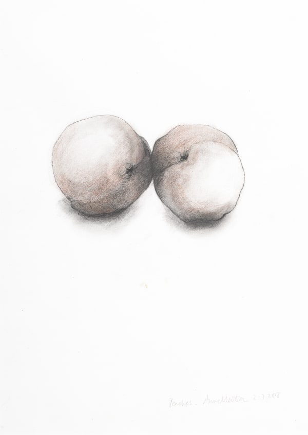 Anne Madden, A pair of peaches, 2015
