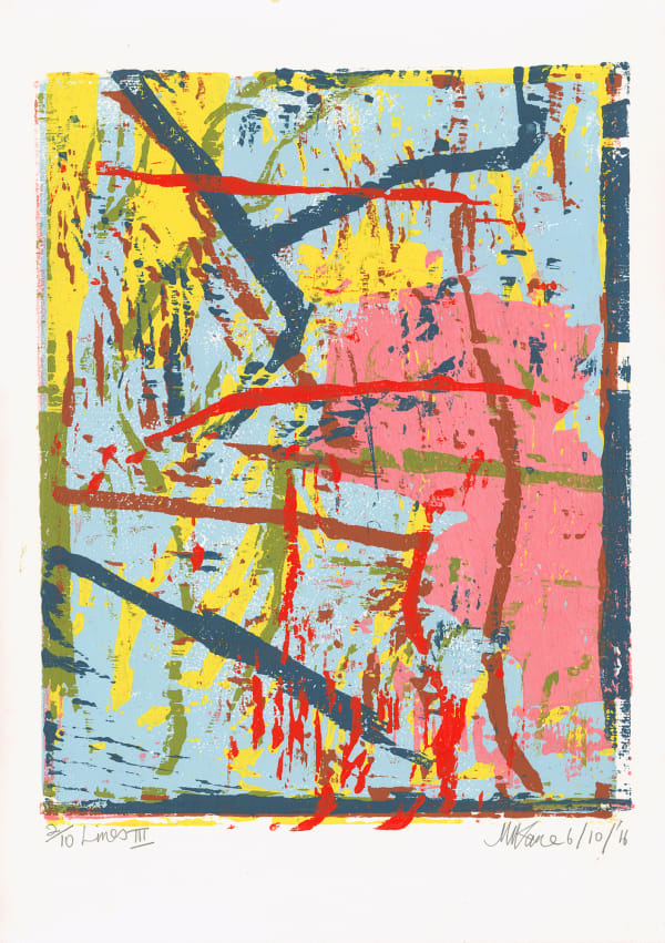 Michael Kane, Lines III, 2016
