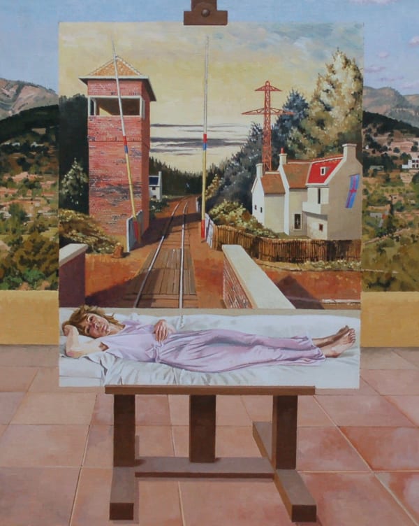Colin Harrison, Painting in Ibiza, 2014