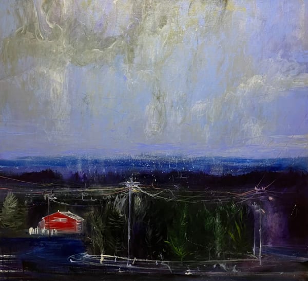 Patricia Burns, Blue Rain 2, 2024