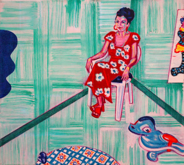 Michael Cullen, Studio Scene with Inma, 'La Qitana' Taking the Pose, 2017-18