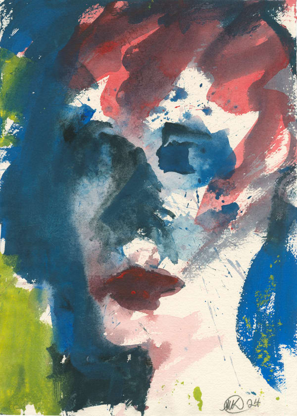 Michael Kane, Blue Lady, 2024