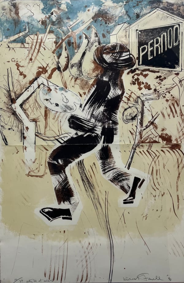 Micheal Farrell, Entre ici et Arles, 1990