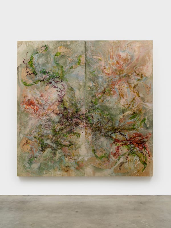 Tonia Calderon, Remember with me. My heart can't afford to forget this too., (Diptych), 2025