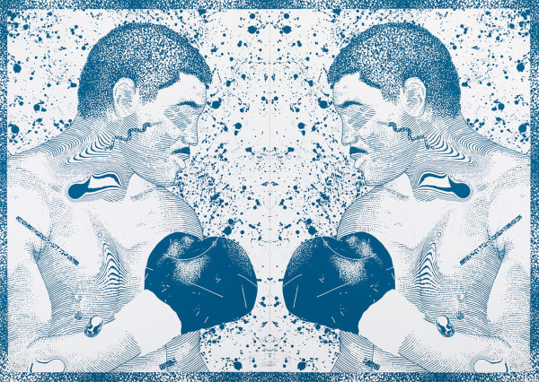 Mothi Limbu / Estampe originale d’artiste / Atelier de sérigraphie d'art TCHIKEBE, Marseille