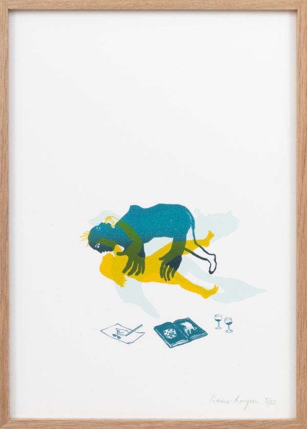 Karine Rougier / Estampe originale d’artiste / Atelier de sérigraphie d'art TCHIKEBE, Marseille