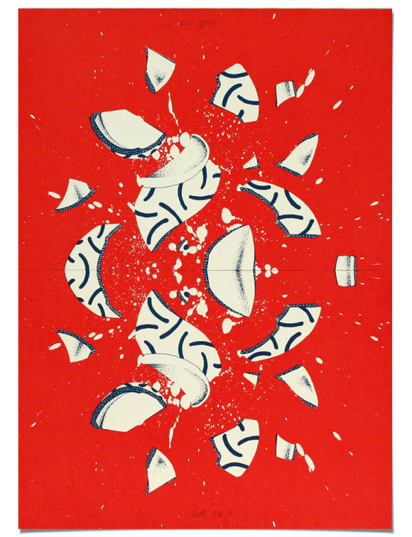 Mothi Limbu Éclats, 2011 Signée et numérotée Sérigraphie sur Freelife Kendo 320 gr 68 x 48 cm Édition de 8 exemplaires + 2 E.A. (Edition record)