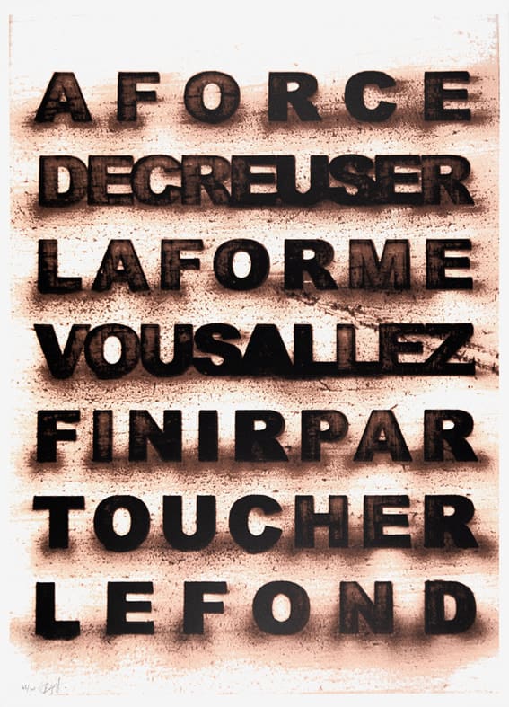 Alexandre Périgot / Estampe originale d’artiste / Atelier de sérigraphie d'art TCHIKEBE, Marseille