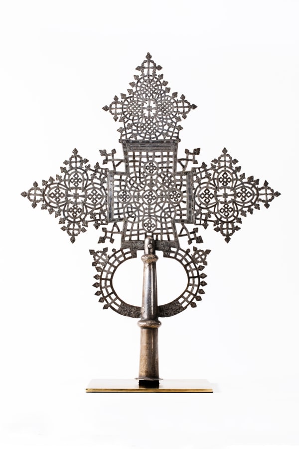 Monumental Ethiopian Cross, circa 1900